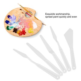 Juego de Cuchillos de Paleta de Plástico, 6 uds. Cuchillos de Paleta de Pintura de Plástico Espátulas de Pigmento de Arte de Pintura Accesorios de Pintura Al óleo