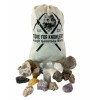Large Natural Rough Gemstone Mining Bag - 24 Specimens |