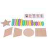 Wooden Tower Stacking Game Wooden Montessori Building Blocks Educational Desktop