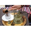 Al Bramony Brass Greek Turkish Coffee Maker Burner Table Top
