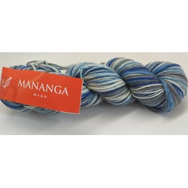 Mananga - Handpainted Superwash Aran - 4K1 Snow Squall