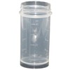 Fa.ars 10 Screw Cans 50 ml Round Can Laboratory Blue