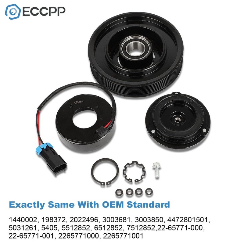 ECCPP AC Clutch 2011-2019 Fit for Freightliner Cascadia 14.8L AC