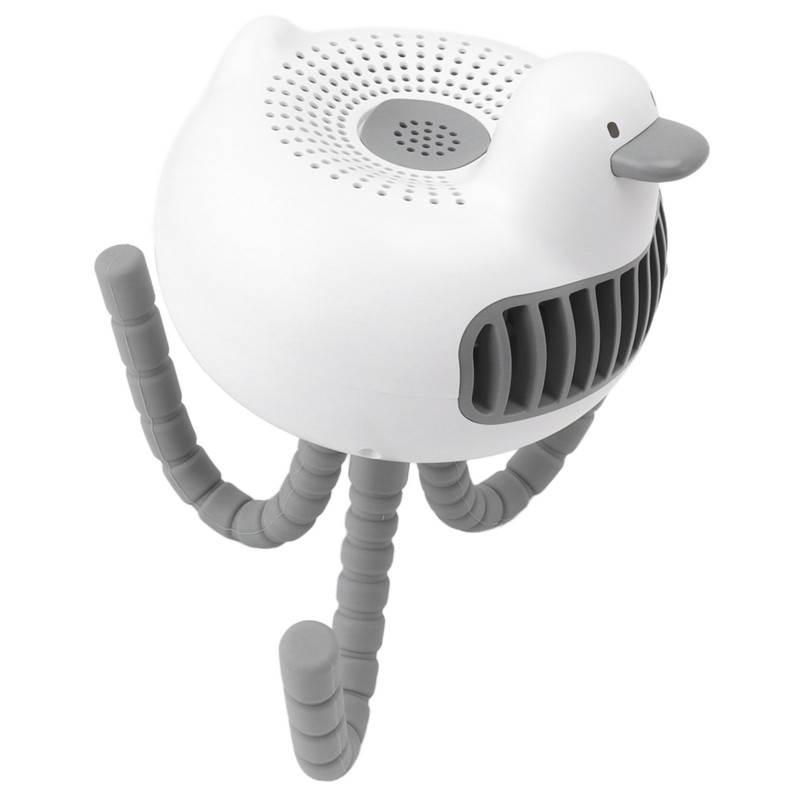 Portable Stroller Fan Low Noise Duck Shape Cute 2 Power