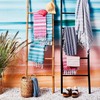 BUTLERS Surfside Badetuch 90x170 gestreift - Hamamtuch mit Fransen -