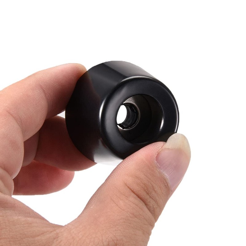 sourcing map Rubber Feet Buffers Pads D36x28xH25mm Black 4pcs