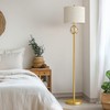 Oneach 61.5” Modern Floor Lamp for Living Room, Gold Boho