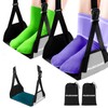 Foot Hammock for Plane Travel, No Collapse Thickened Bamboo Airplane