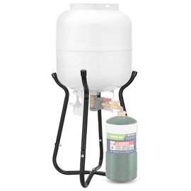 WADEO Propane Cylinder Refill Stand, Propane Refill Holder for 1LB Refillable Cylinders, Removable Refill Stand for 5-20lb Propane Tank, Portable for Outdoor Camping