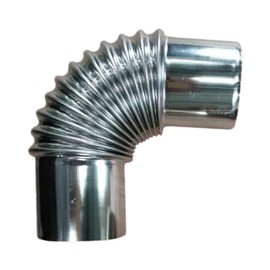 Mt.SUMI Wood Stove, φ80 Chimney, Elbow 90°