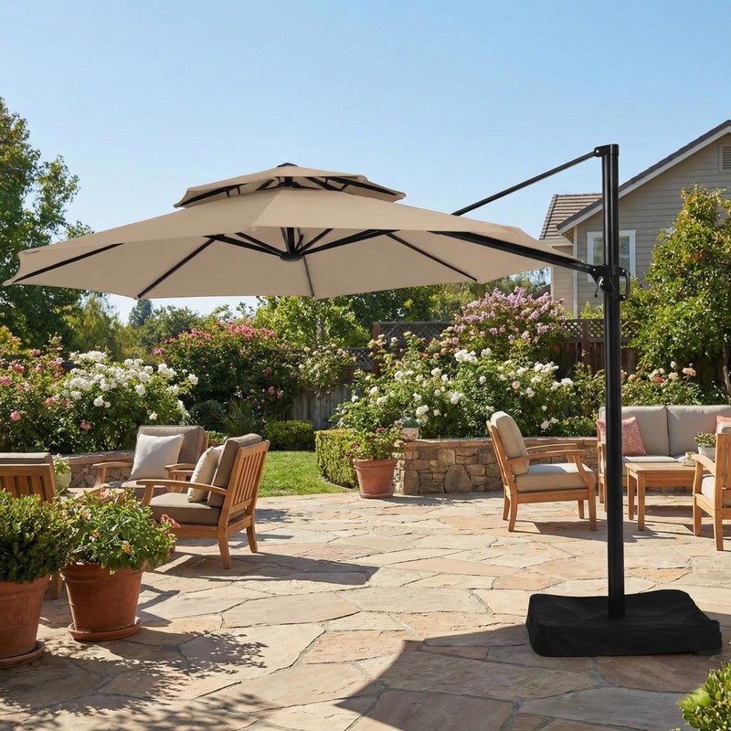 Garden Winds Reinforced RipLock 350 Replacement Canopy Top Cover Compatible