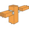 Simpson Strong Tie FBR24Z 2 4-inch Fence Bracket ZMAX, 1