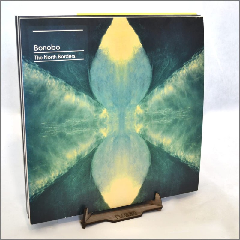 Vinyl Record Storage Holder Display Mini Stand, Now Playing, up