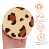 Minkissy 3pcs Facial Makeup Puff Soft Leopard Print Powder Puff