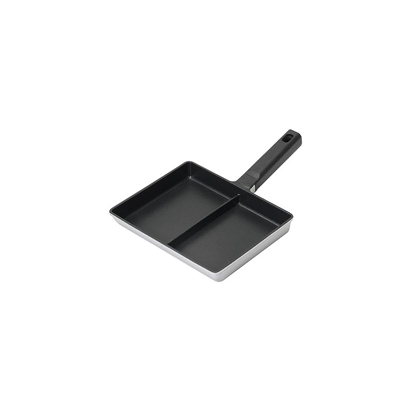 Pearl Metal Chiiino HC-74 Egg Pot, Twin Pan, With Divider,