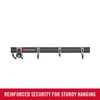 Rubbermaid FastTrack Garage Storage Utility Hooks 5 Piece Black All