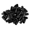 sourcing map 50pcs Rubber End Caps 4.5mm ID Vinyl Round