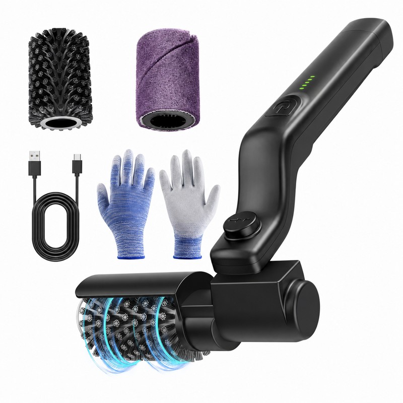 Electric Grill Cleaning Brush for BBQ Grates – Cordless 3-Speed