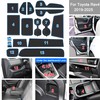 SENSHINE 3D Cup Holder Insert for Toyota Rav4 Accessories 2019-2023