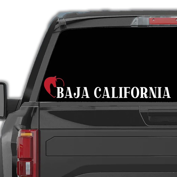 Western Decal Baja California Mexico Stickers para Trocas Calcomanias para