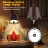 SOUDFK Wireless Bottle Lamp, 2025 New 3 Color Rechargeable Wine