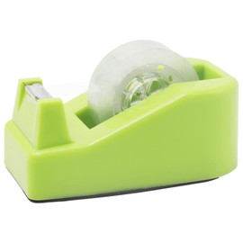 ROSEUP Desktop Tape Dispenser Cute Light Office Tape Dispensers, Nano Pads Fix Base, Green