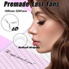 Premade Lash Fans 320 Fans Premade Eyelash Extensions, 6D 0.07-C/D