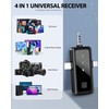dralud 3 in 1 Wireless Lavalier Microphone for iPhone, Mini