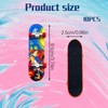 Bansusu 10 Pcs Mini Puzzle Toy Finger Skateboards Non-Slip Training