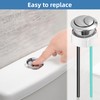 PIHIL 38mm Toilet Push Button Replacement, Dual Flushing Toilet Push