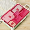 Go2buy 6pcs Travel Luggage Organizer Set Backpack Storage Pouches Suitcase