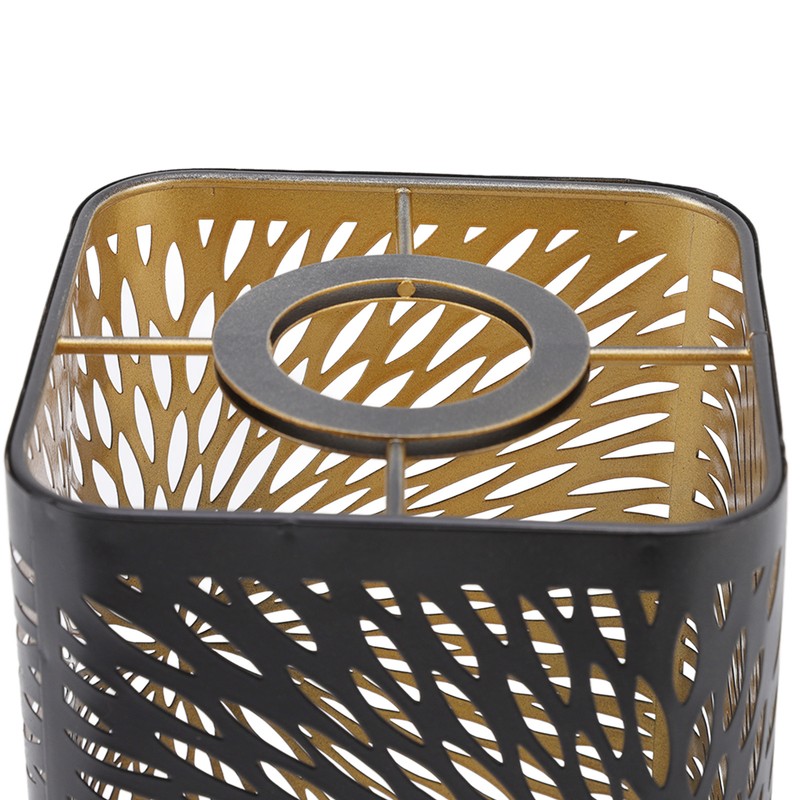 Lamp Shade Wrought Iron Hollow Design Modern Style Detachable Table