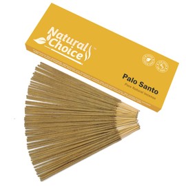 Natural Choice Palo Santo Incense Sticks 100 Grams, Low Smoke Traditional Incense Sticks Made from Scratch, Never Dipped