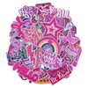 Iron On Patches, 45Pcs Pink Preppy Western Cow Girls Iron