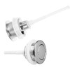 2Pcs Toilet Flush Buttons, 38mm Single Flush Toilet Push Buttons,