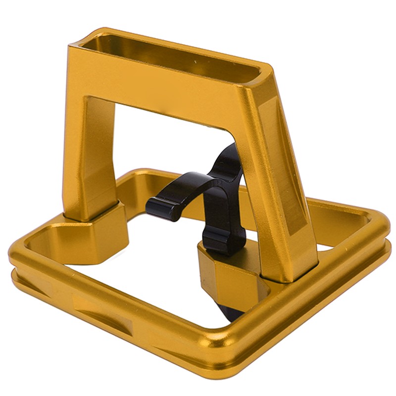 Folding Bike Front Carrier Adapter Aluminium Alloy Hollow Carved Mount