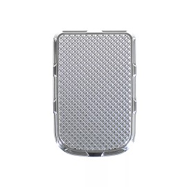 HDBUBALUS Chrome Brake Pedal Pad Fit For Harley Touring Road Electra Tri Glide 1980-2024