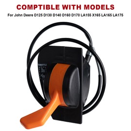 GY21984 Throttle Choke Cable compatible with John Deere D125 D130 D140 D160 D170 LA155 X165