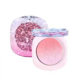 [Korean Style] Gradient Powder Cheek, 6 Colors, 3D Embossing Design, Fine Pearl Blending, Pore Cover, Fluffy, Tight, Sheer Makeup, LiangNiShi Teak