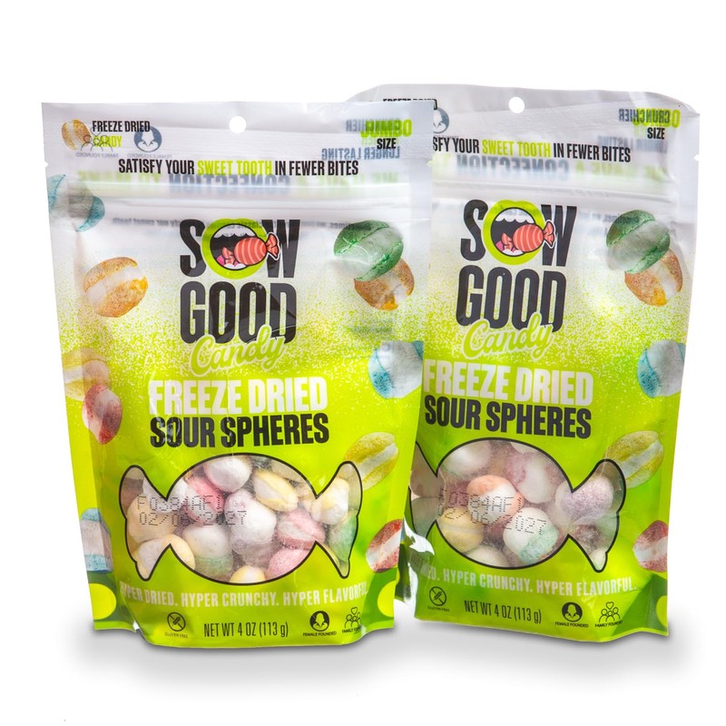 Sow Good Freeze Dried Sour Candy - Sour Spheres 2