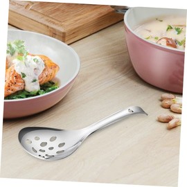 Mikinona Stainless Steel Colander Filter Spoon Kitchen Gadgets Easy Cleaning Perfect for Home