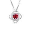 AGVANA Women's Birthstone Necklace, 12 Months, "End of Love" Concept,