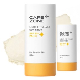 Care Zone Light Fit Velvet Sun Stick SPF50+ PA++++, 39g, 2 pieces / 케어존 라이트핏 벨벳 선스틱 SPF50+ PA++++, 39g, 2개