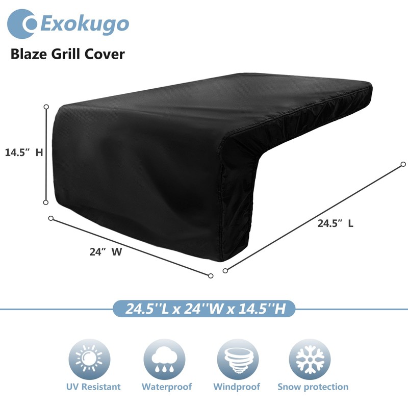 Cover for Coyote Built-in Power Burner,Heavy Duty 600D Waterproof Outdoor