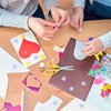 500 PCS Holographic Sparkly Silver Star Stickers, 1 inch Self