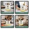 BOXJINCO Bee Kitchen Decor, 6.5inch Ceramic Utensil Holder with Bee