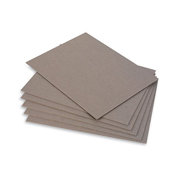 Chipboard Cardboard Sheets - Medium Weight - 25 Per Pack. (8.5 x 11)