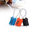 2 x V.S.P. Luggage Locks TSA Approved, Cable Travel Locks,