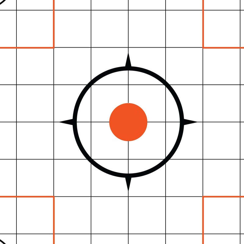 Allen Company EZ Aim 12 inch Square Sight-in Grid Paper