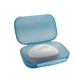 Travel Soap Case Soap Dish Bar Holder Container Box for Shower Bathroom Outdoor Trip Gym Camping School Vonpri (Blue)